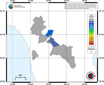 Mappa MCS - territori comuni
