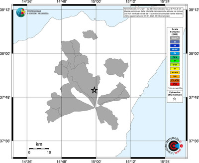 Mappa EMS - territori comuni