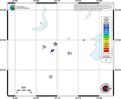 Mappa EMS - territori località