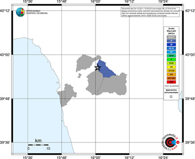 Mappa MCS - territori comuni