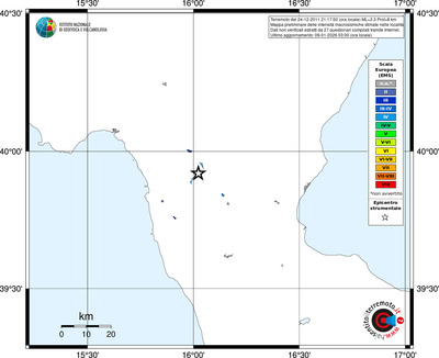 Mappa EMS - territori località