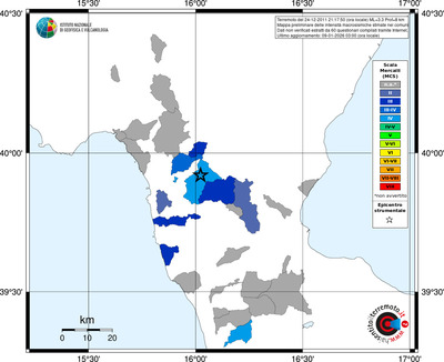 Mappa MCS - territori comuni