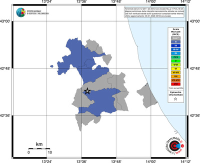 Mappa MCS - territori comuni
