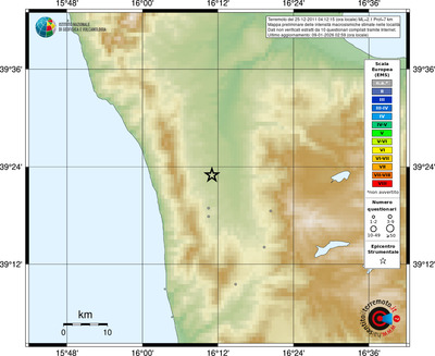 Mappa EMS - località