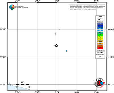 Mappa MCS - territori località