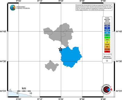 Mappa MCS - territori comuni