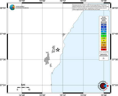 Mappa EMS - territori località