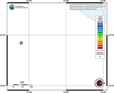Mappa EMS - territori località