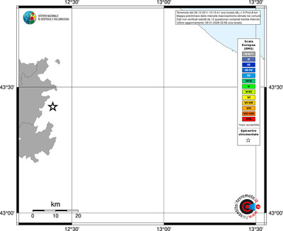 Mappa EMS - territori comuni