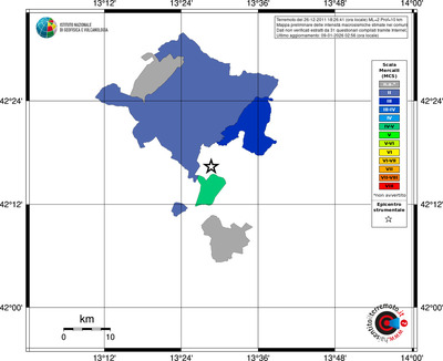 Mappa MCS - territori comuni