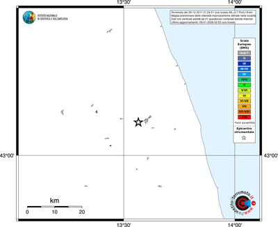 Mappa EMS - territori località