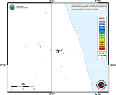 Mappa MCS - territori località
