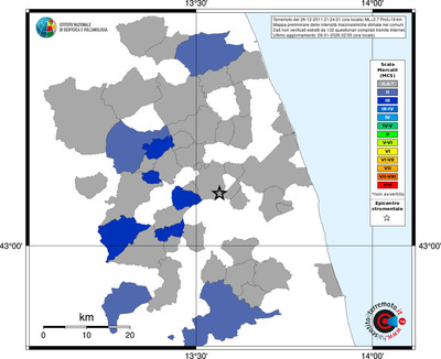 Mappa MCS - territori comuni