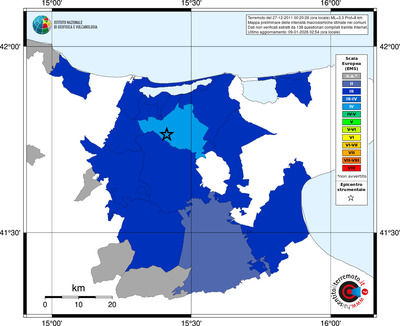 Mappa EMS - territori comuni