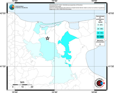 Mappa territorio comunale con almeno 3 questionari
