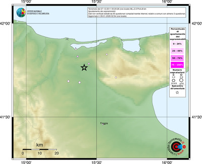 Mappa comuni con almeno 3 questionari