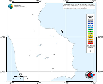Mappa EMS - territori località