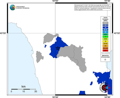 Mappa EMS - territori comuni