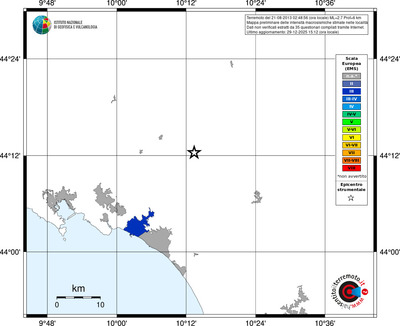 Mappa EMS - territori località