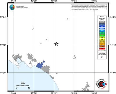 Mappa MCS - territori località