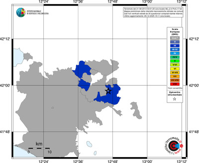 Mappa EMS - territori comuni