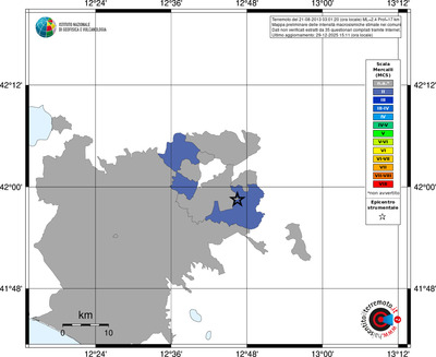 Mappa MCS - territori comuni