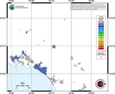 Mappa MCS - territori località