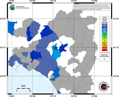 Mappa MCS - territori comuni
