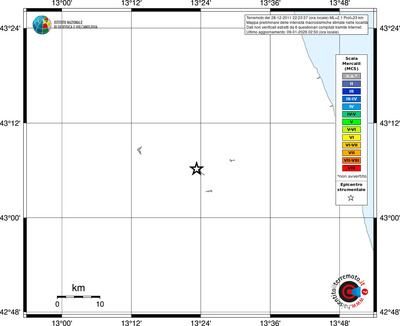 Mappa MCS - territori località