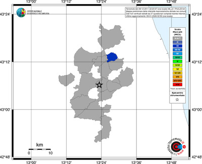 Mappa MCS - territori comuni