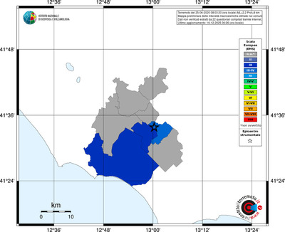 Mappa EMS - territori comuni