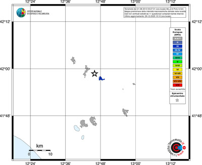 Mappa EMS - territori località