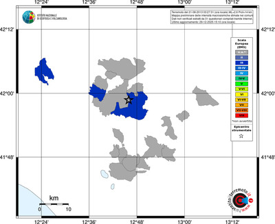 Mappa EMS - territori comuni