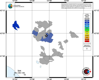 Mappa MCS - territori comuni