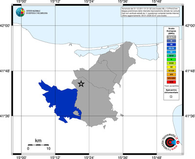Mappa EMS - territori comuni