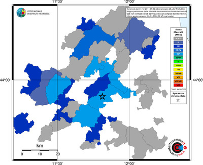 Mappa MCS - territori comuni