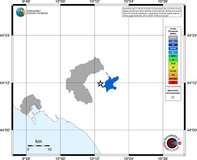 Mappa EMS - territori comuni