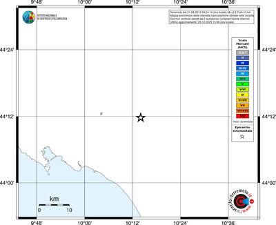 Mappa MCS - territori località