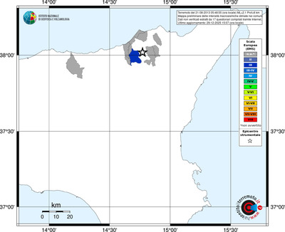 Mappa EMS - territori comuni