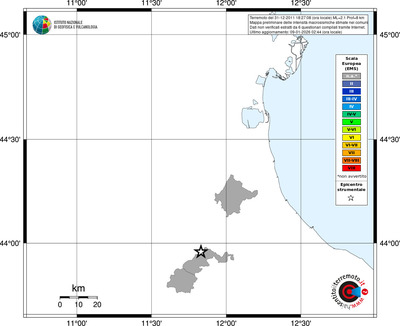 Mappa EMS - territori comuni
