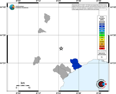 Mappa EMS - territori comuni
