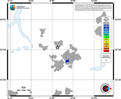 Mappa MCS - territori comuni