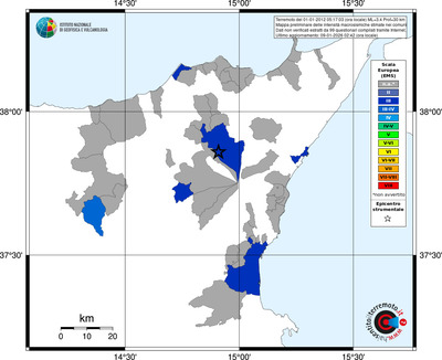 Mappa EMS - territori comuni