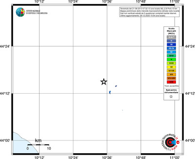 Mappa MCS - territori località