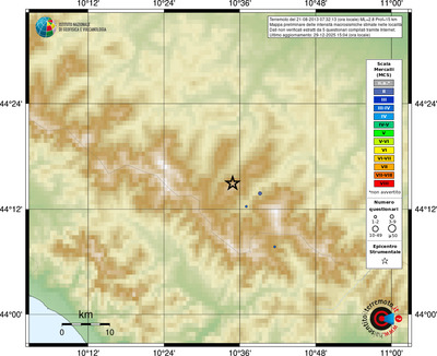 Mappa MCS - località