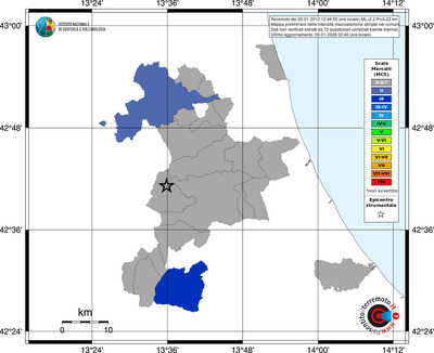 Mappa MCS - territori comuni