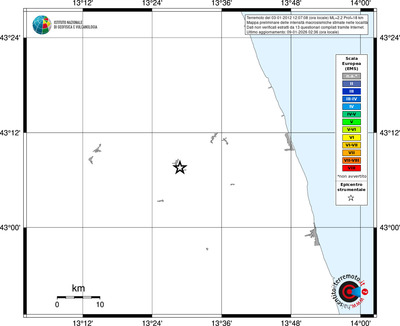 Mappa EMS - territori località