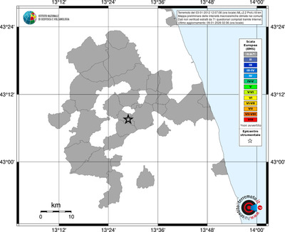 Mappa EMS - territori comuni