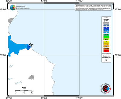 Mappa MCS - territori comuni