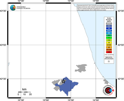 Mappa EMS - territori comuni